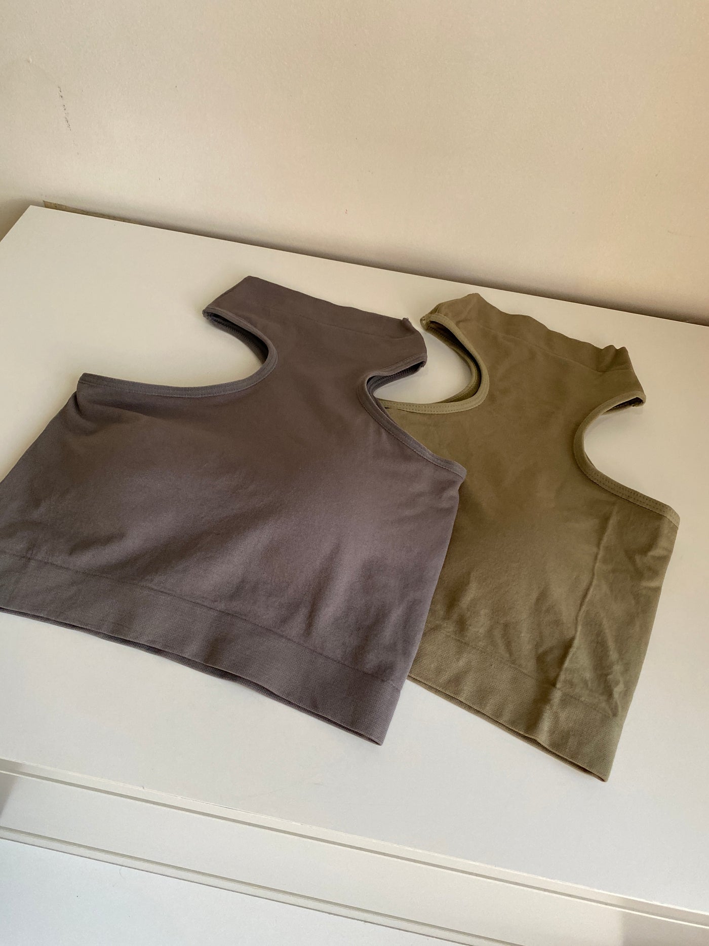 New Flame Crop Top - Hunter Green