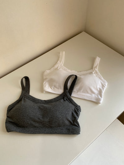 No Holding Back Bralette Top - Smoke