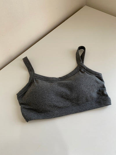 No Holding Back Bralette Top - Smoke