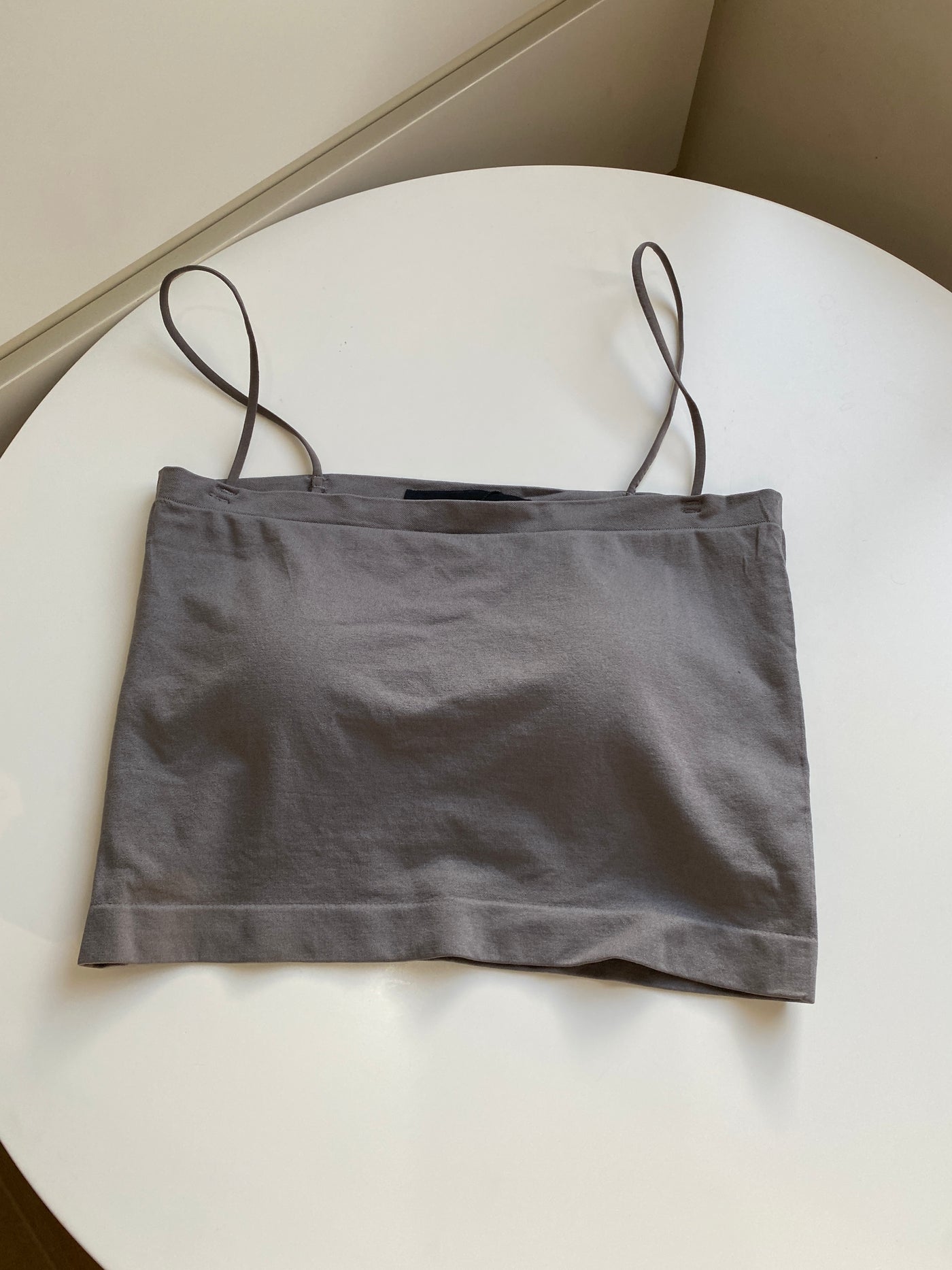 All I Need Crop Top - Slate