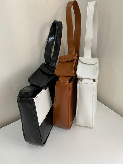 Shoulder Bag With Coin Purse - Camel