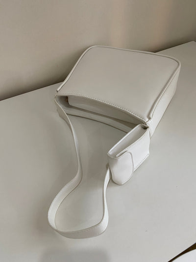 Shoulder Bag With Coin Purse - White
