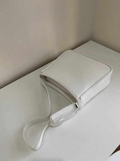 Shoulder Bag With Coin Purse - White
