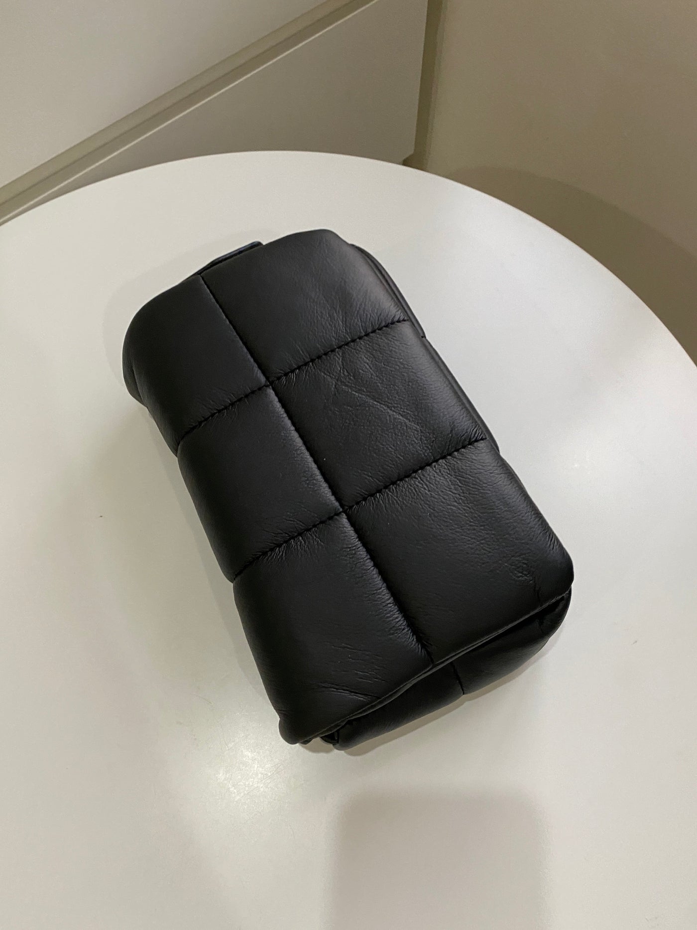 Quilted Shoulder Bag - Black