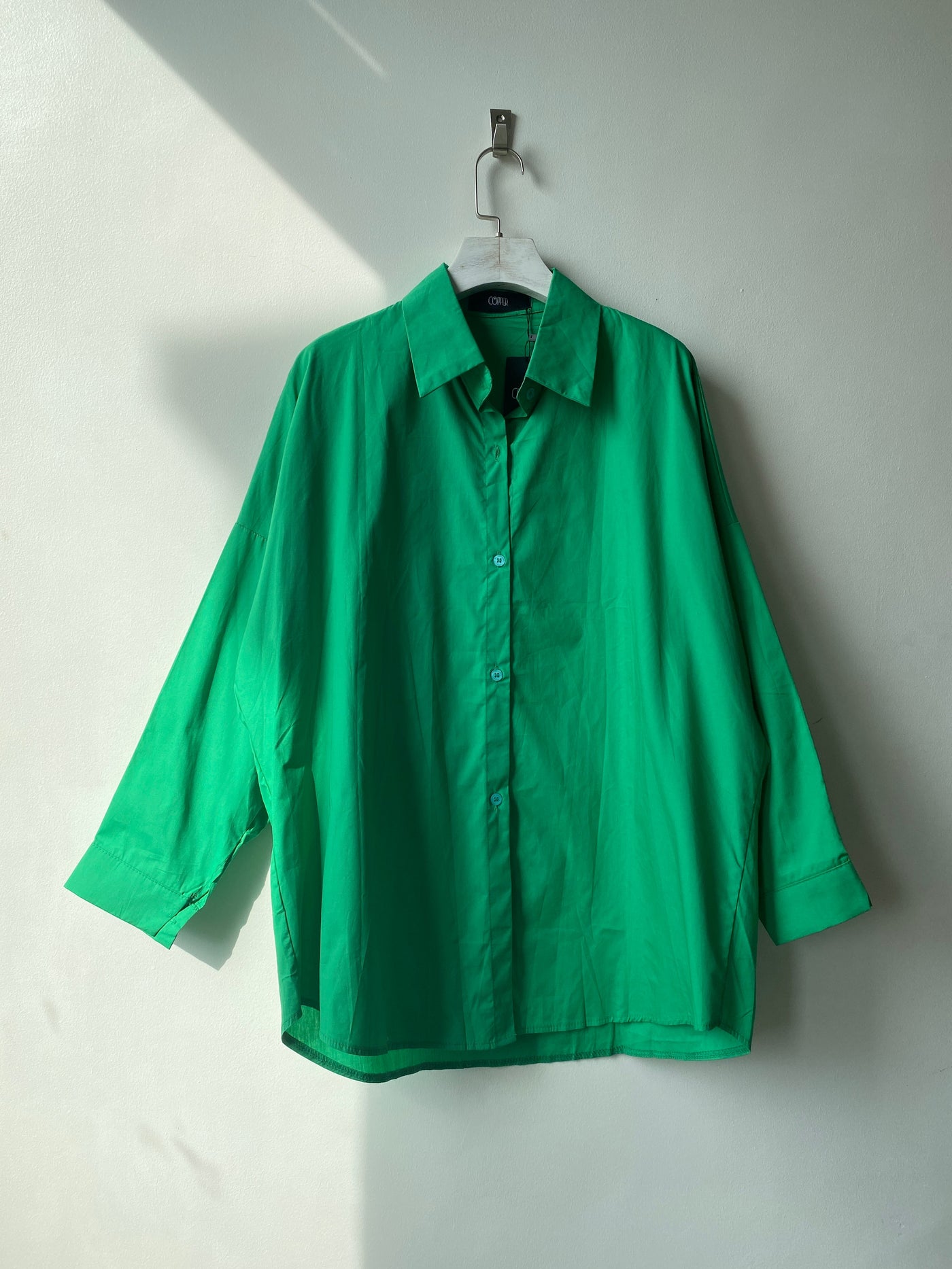 Oversized Longsleeve Shirt - Pine