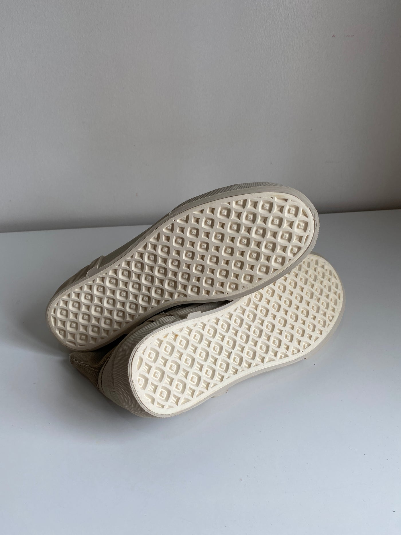 High Top Canvas Sneakers - Sage