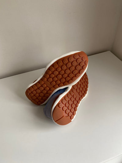 Chunky Sole Sneakers - Steel Blue