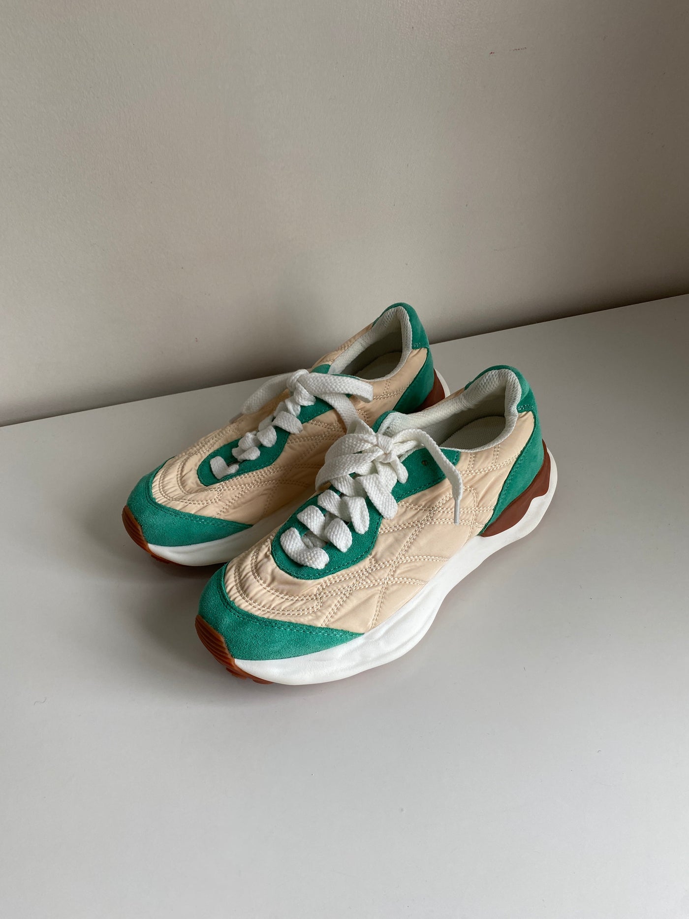 Chunky Sole Sneakers - Pine