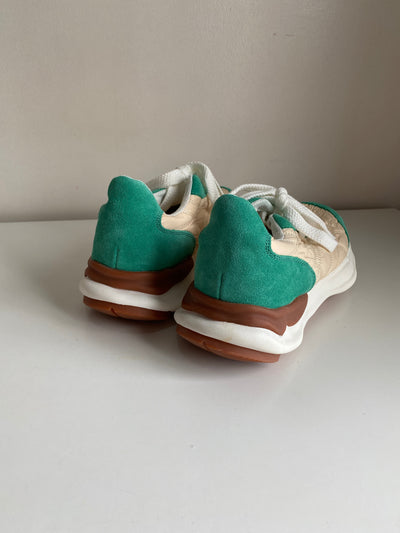 Chunky Sole Sneakers - Pine
