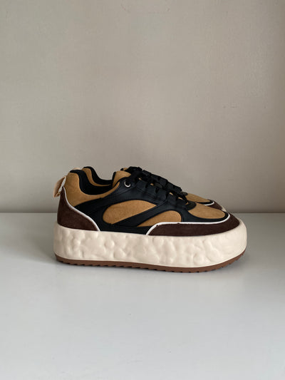 Chunky Sole Sneakers - Earth