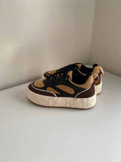 Chunky Sole Sneakers - Earth