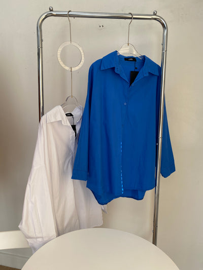 Oversized Longsleeve Shirt - White