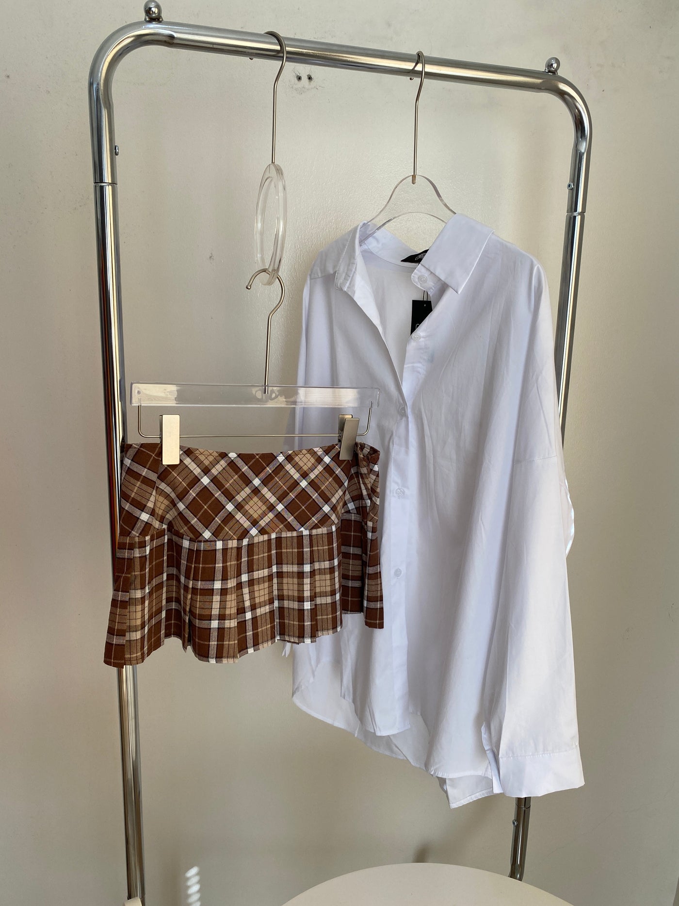 Oversized Longsleeve Shirt - White