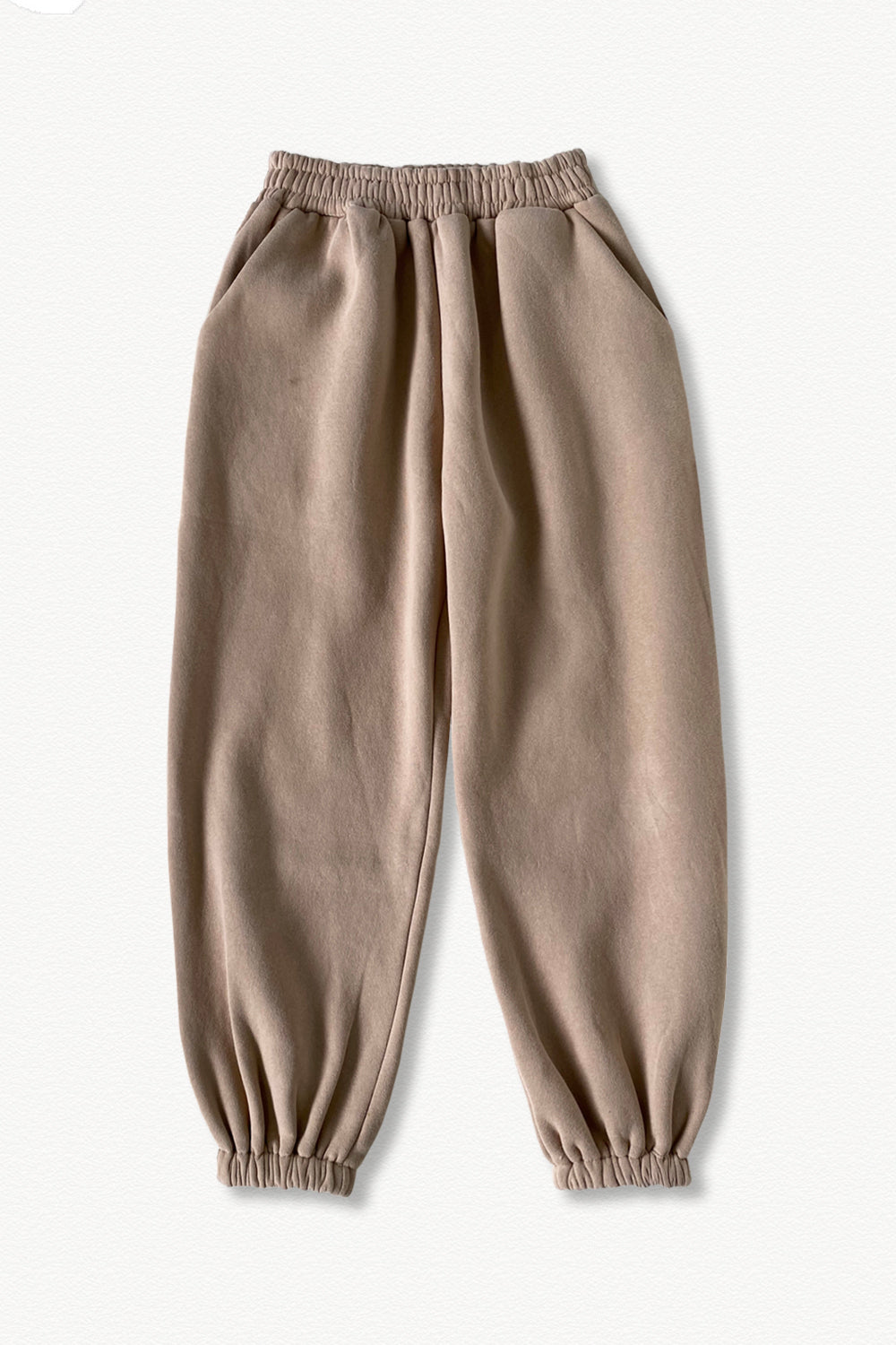 [EVERYDAY] Don’t Sweat It Essential Jogger Pants - Latte