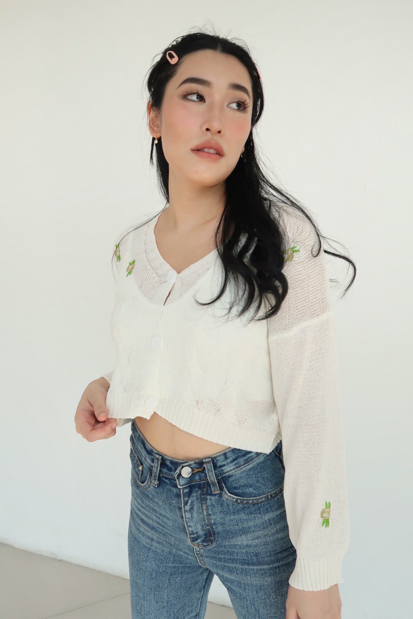 Late Bloomer Knit Cardi - Coconut