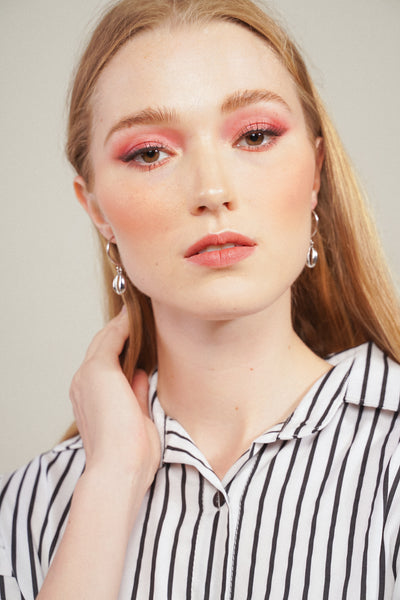 Out Of Your Shell Hoop Earrings - Silver