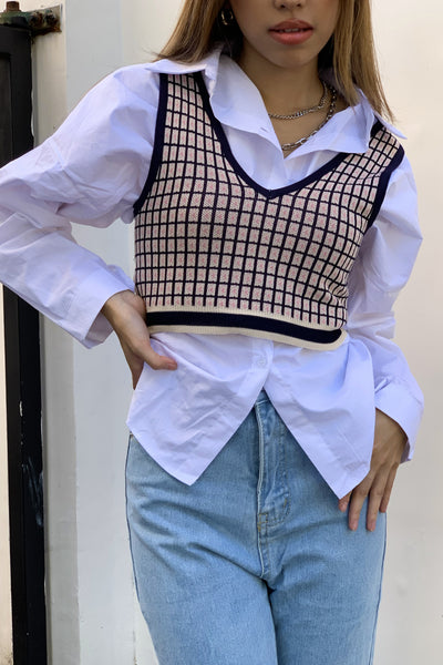 Off The Grid Knitted Crop Top