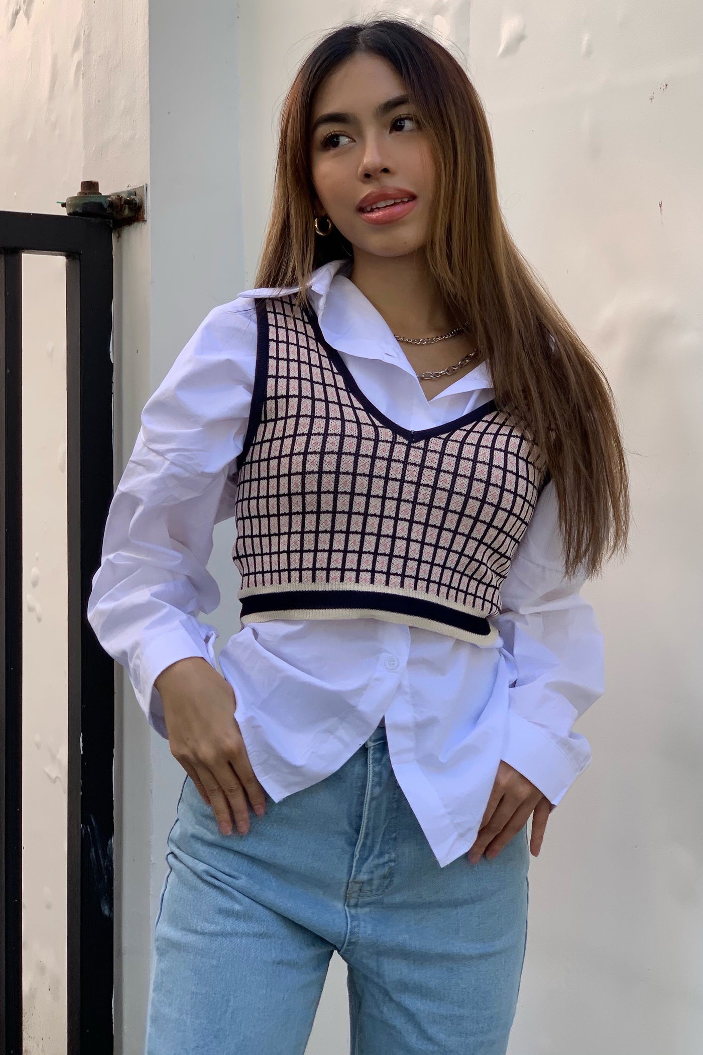 Off The Grid Knitted Crop Top