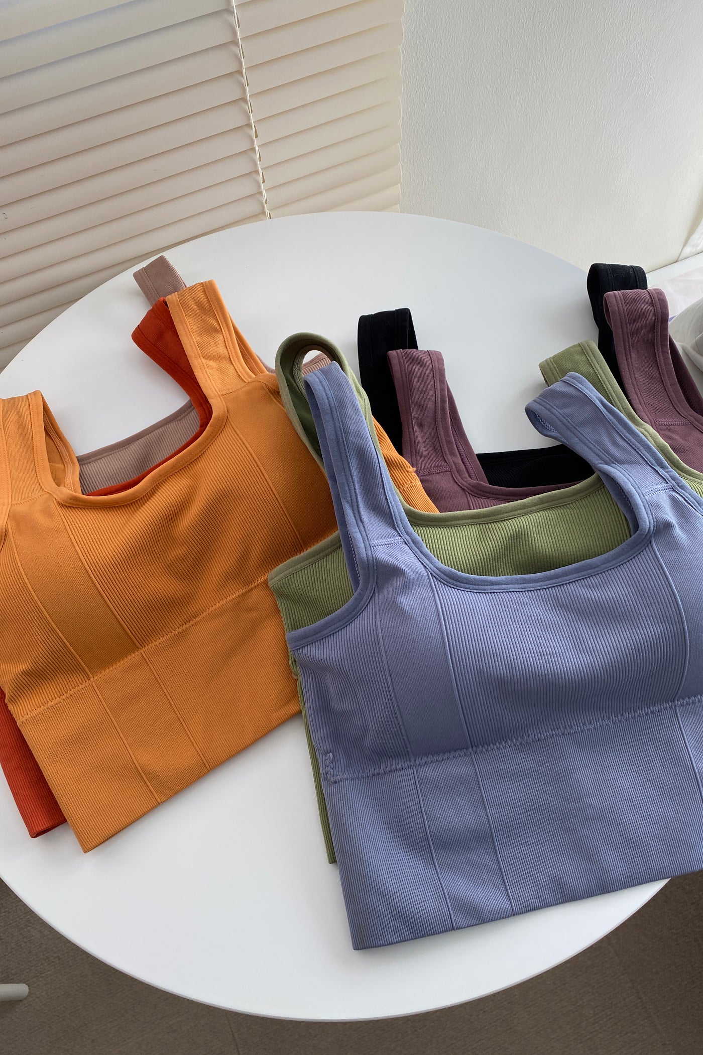 Pure Movement Workout Crop Top - Steel