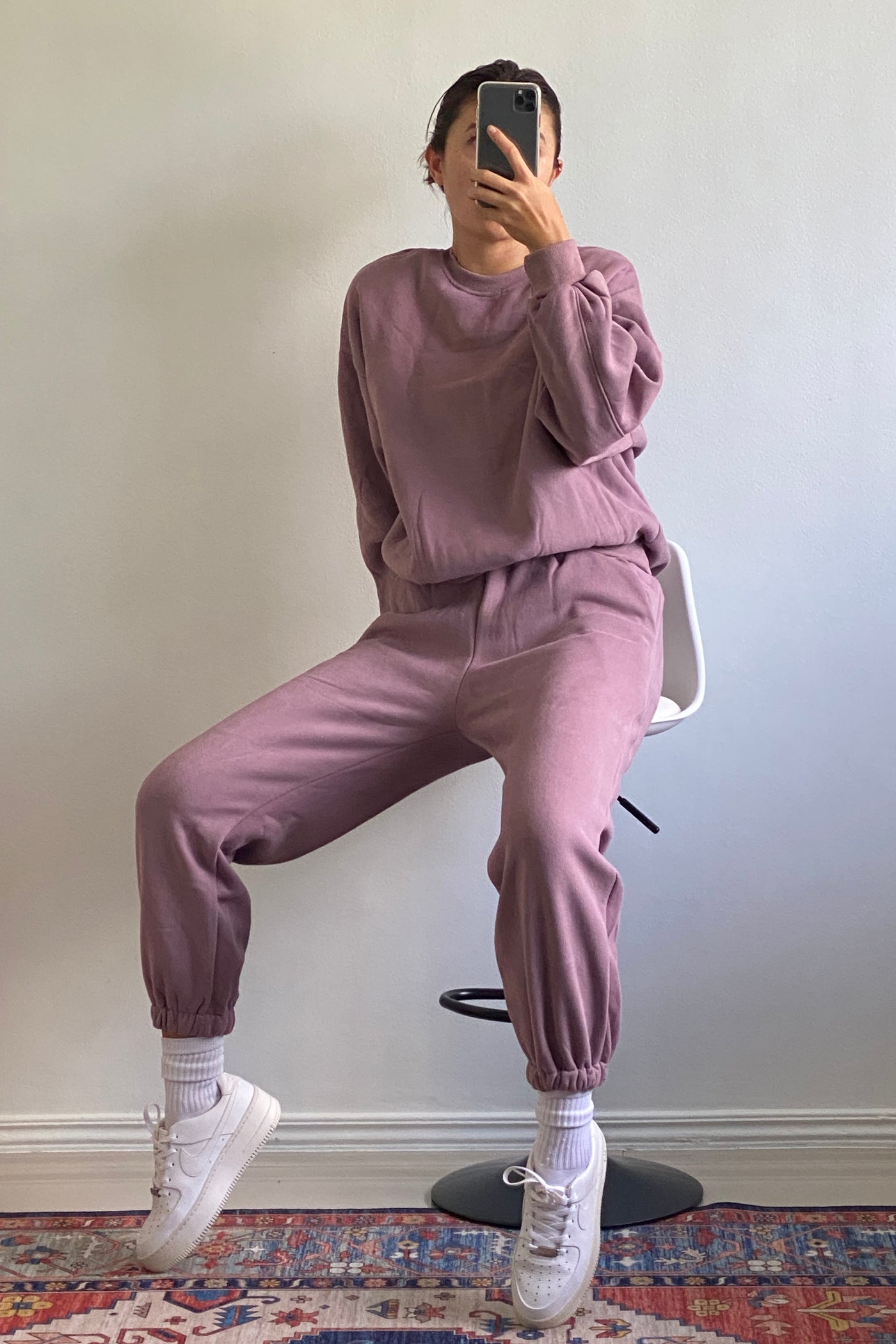 [EVERYDAY] Don’t Sweat It Essential Jogger Pants - Purple Dusk