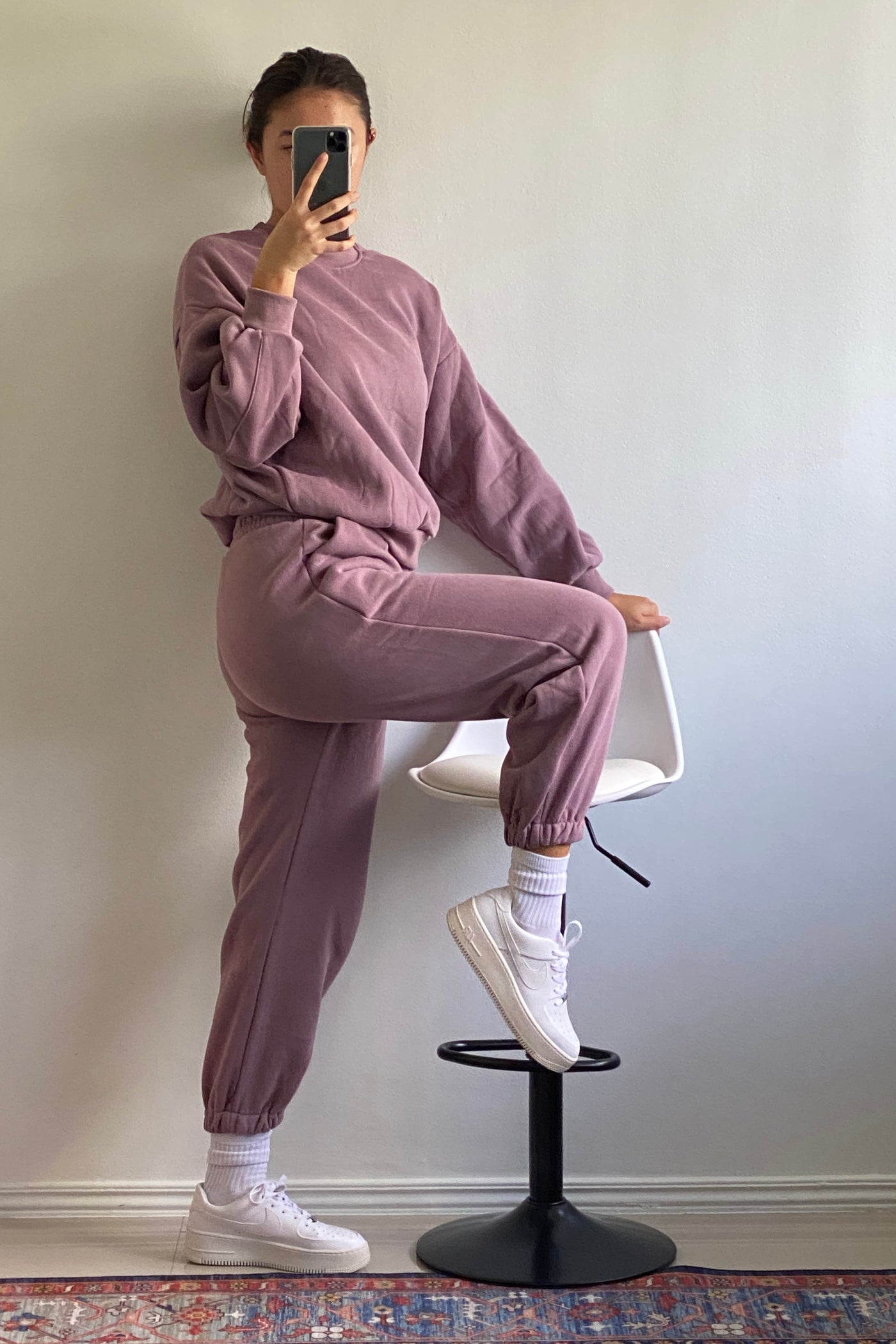 [EVERYDAY] Don’t Sweat It Essential Jogger Pants - Purple Dusk