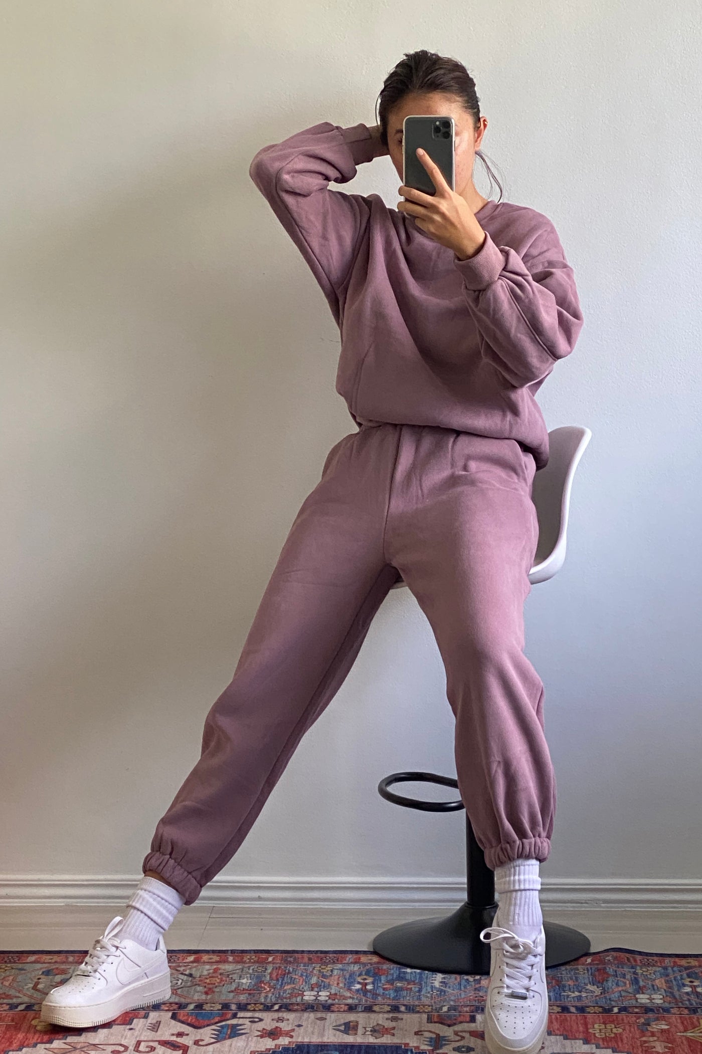 [EVERYDAY] Don’t Sweat It Essential Jogger Pants - Purple Dusk
