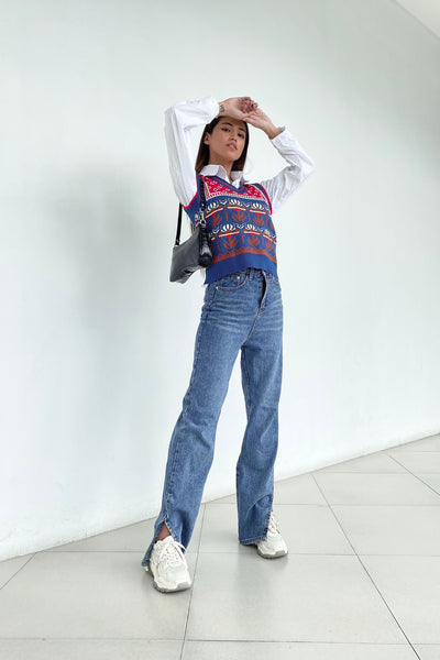 Say Out Loud Knit Vest - Mexicali