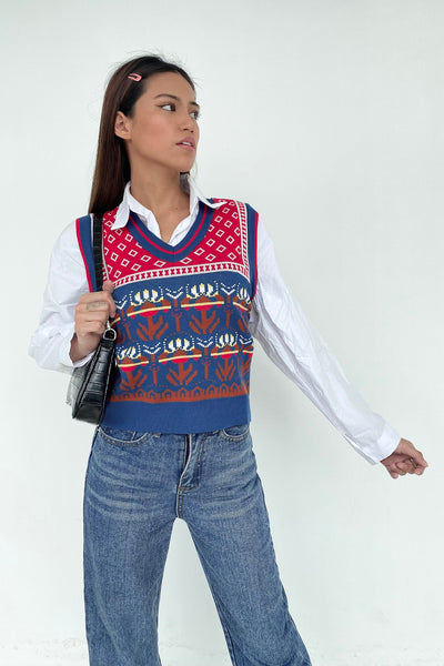 Say Out Loud Knit Vest - Mexicali