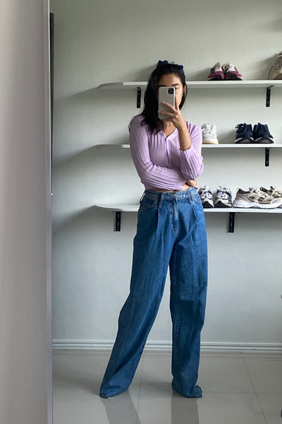 See The Light Airy Knit Cardigan - Lilac