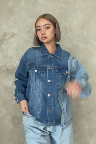 [GOOD JEANS] True To You Patchwork Denim Jacket