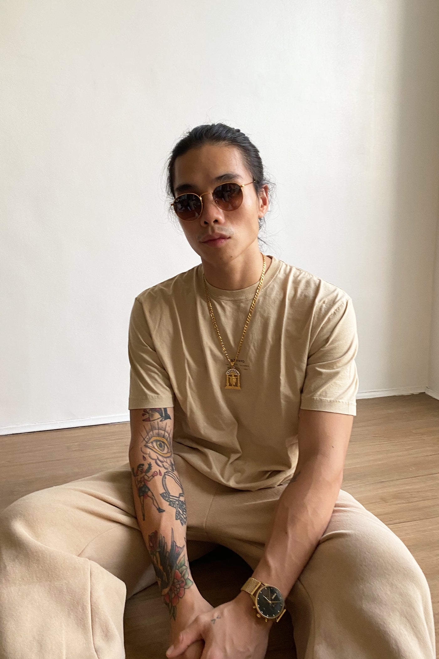 [EVERYDAY] Don’t Sweat It Essential Jogger Pants - Latte