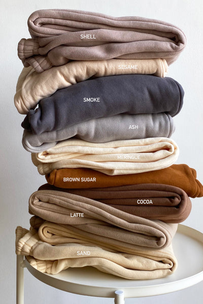 [EVERYDAY] Don’t Sweat It Essential Jogger Pants - Latte
